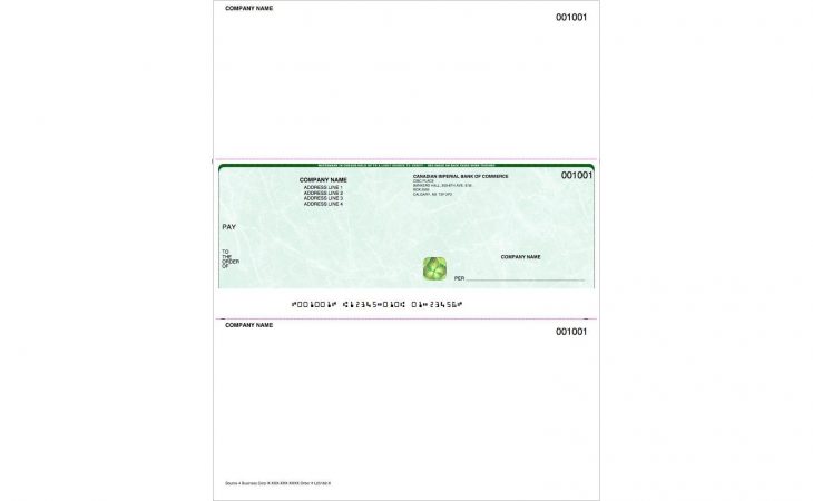 Middle laser cheque with hologram gold foil