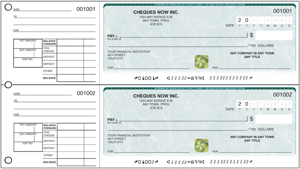 Order Cheques With Hologram Foil To Kill Fraud  Cheques Now