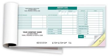 Order Personalized Deposit Books & More: Cheques Now | Cheques Now