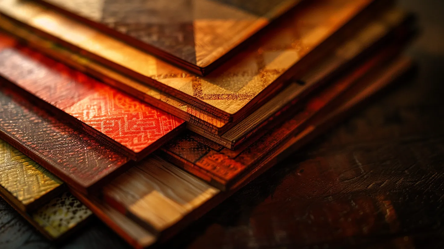 a striking close-up of a stack of elegant, intricately designed business and personal cheques, showcasing their rich textures and vibrant colors against a smooth, dark surface, illuminated by soft diffused lighting to enhance their sophistication.